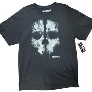 Vintage Call of Duty Ghosts Black T-Shirt 2013 NWT